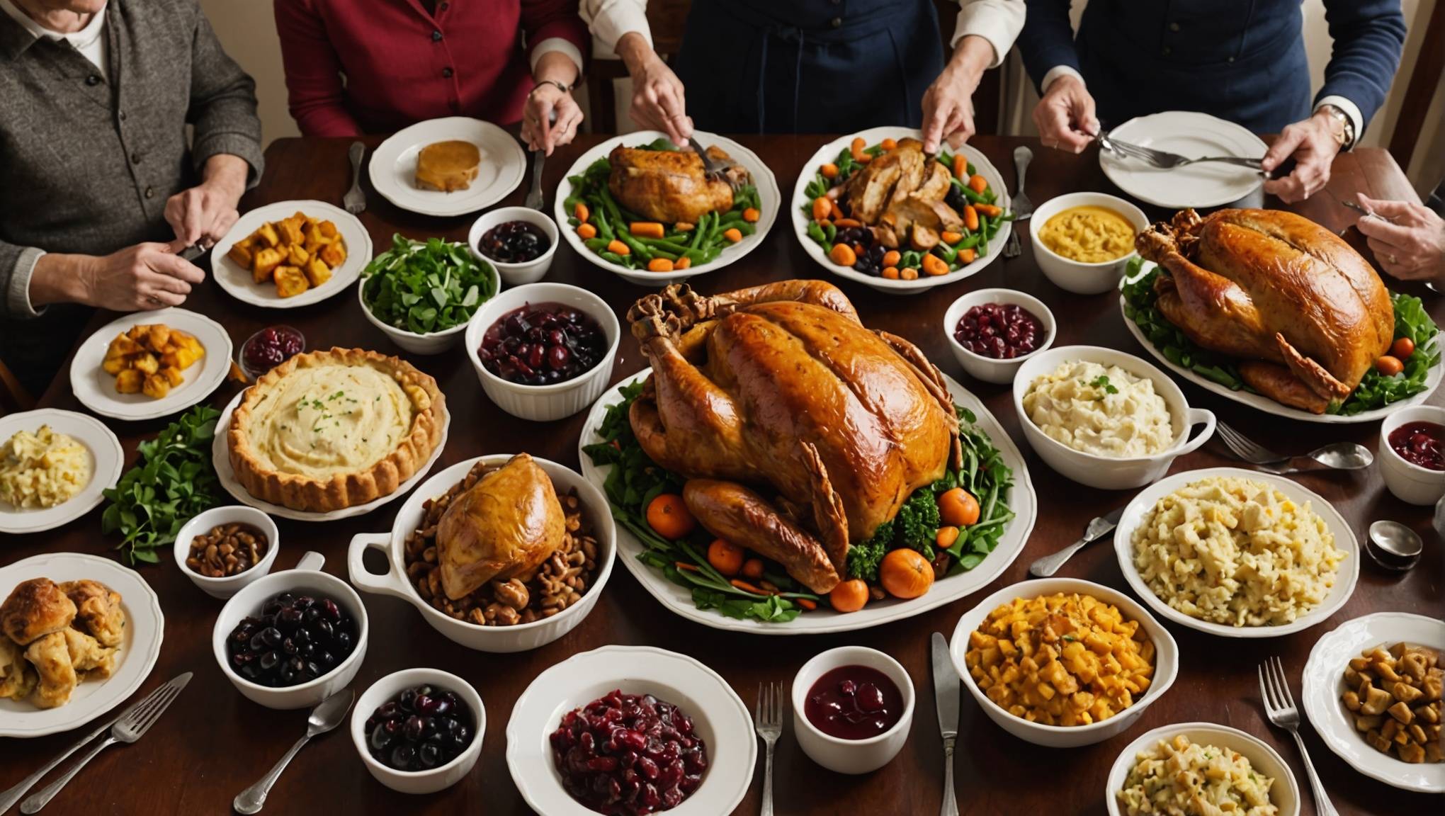 Le repas traditionnel de Thanksgiving : Tous les plats classiques !
